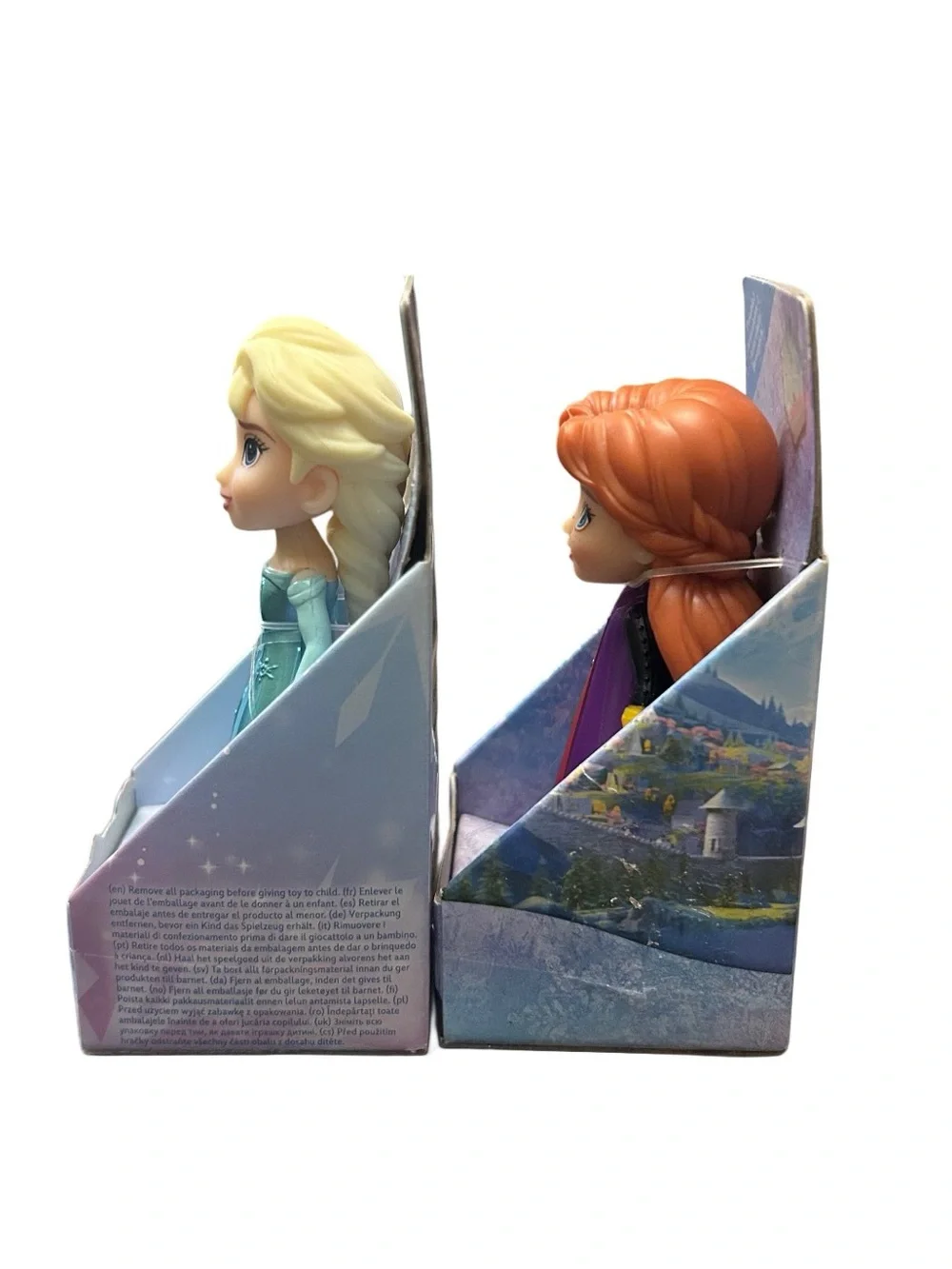 Elsa & Anna Disney Princess Mini Toddler Doll 3” Posable Figures New 2023 & 2025